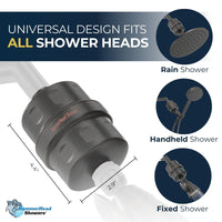 Universal Design Shower Head Filter Oil Rubbed Bronze - The Shower Head Store