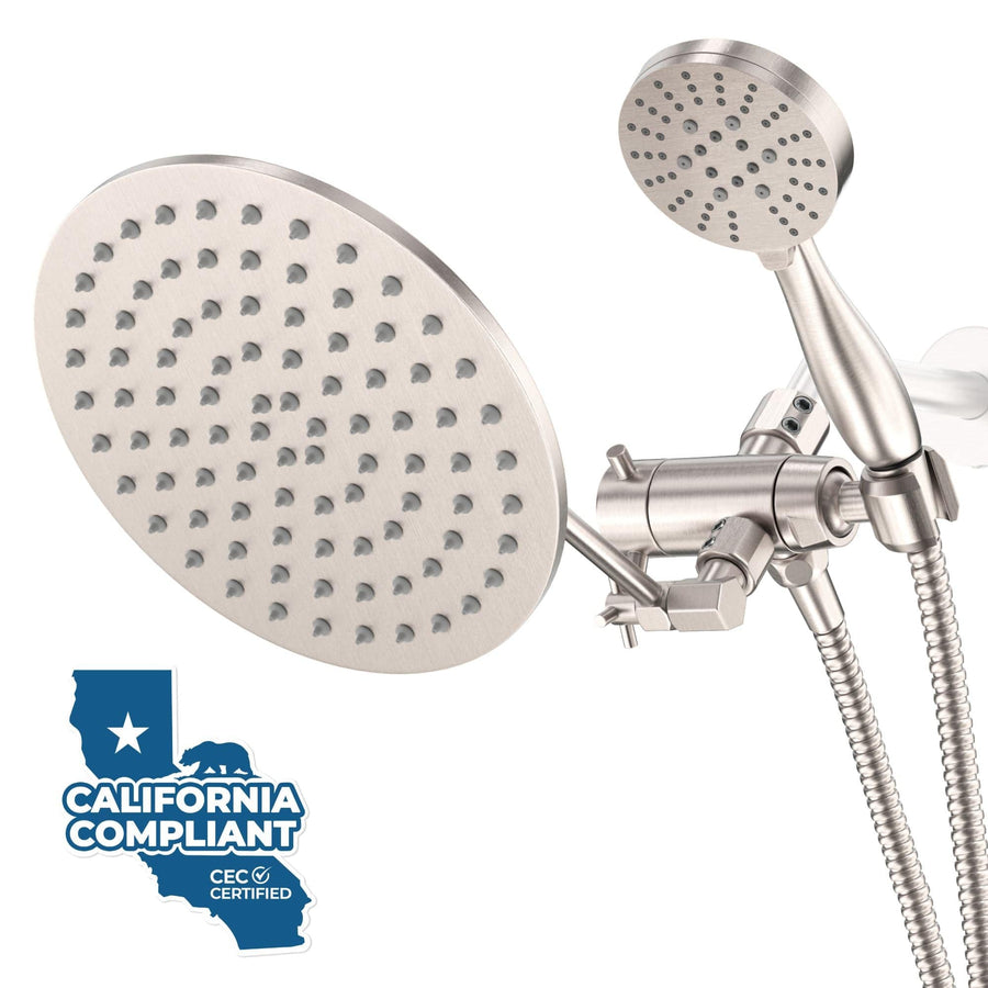 Main Image 3-Spray Dual with Adjustable Arm Brushed Nickel / 1.75 - The Shower Head Store