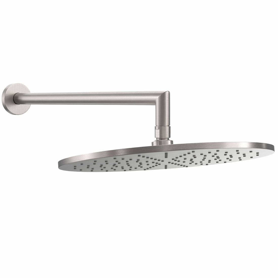 Main Image 12 Inch Rain Shower Head with Arm Brushed Nickel / 2.5 - The Shower Head Store