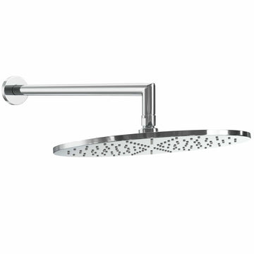 Main Image 12 Inch Rain Shower Head with Arm Chrome / 2.5 - The Shower Head Store