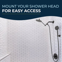 Easy Access Wall Mount Holder Oil Rubbed Bronze - The Shower Head Store