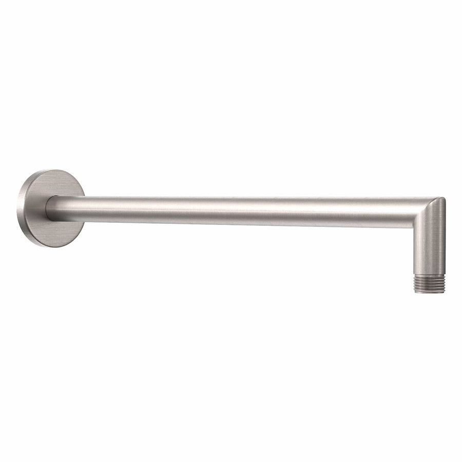 Main Image J-Shaped Overhead Shower Arm Brushed Nickel  - The Shower Head Store