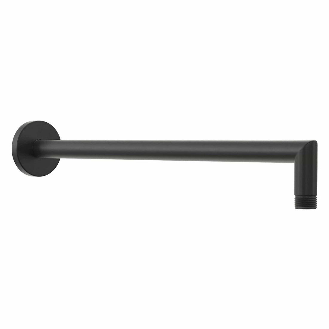 Main Image J-Shaped Overhead Shower Arm Matte Black  - The Shower Head Store