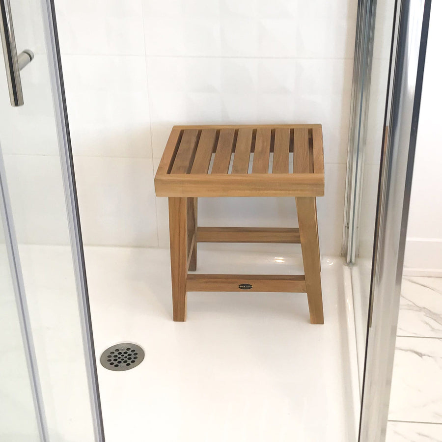 Lifestyle 3 Shower Bench / Sky 16" - The Shower Head Store