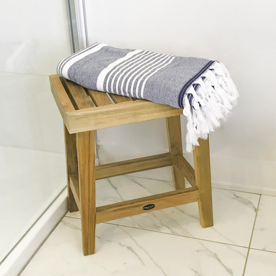 Lifestyle Shower Bench / Sky 16" - The Shower Head Store